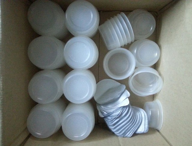 cups and foil for testing run of filling sealing machines.jp