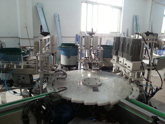 rotary filling capping labeling machine for pharmaceutical t